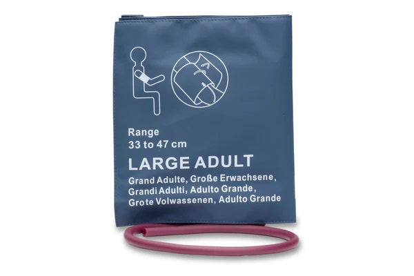 Reusable NIBP Cuff, Adult, Large Single Hose, 31 - 40cm, OEM: 0683-15-0004-01, 115-027716-00, 989803104181, 989803147891, M1575A, M4557B, 989803150441, M4557B5 (DROP SHIP ONLY)