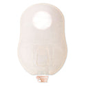 New Image 2-Piece Urostomy 9" Pouch with Tap, 1 ¾” Flange, Transparent (Upgraded Design Features: Multi-Chamber Design, Softer, Streamlined Tap, Drain Valve Indicator
