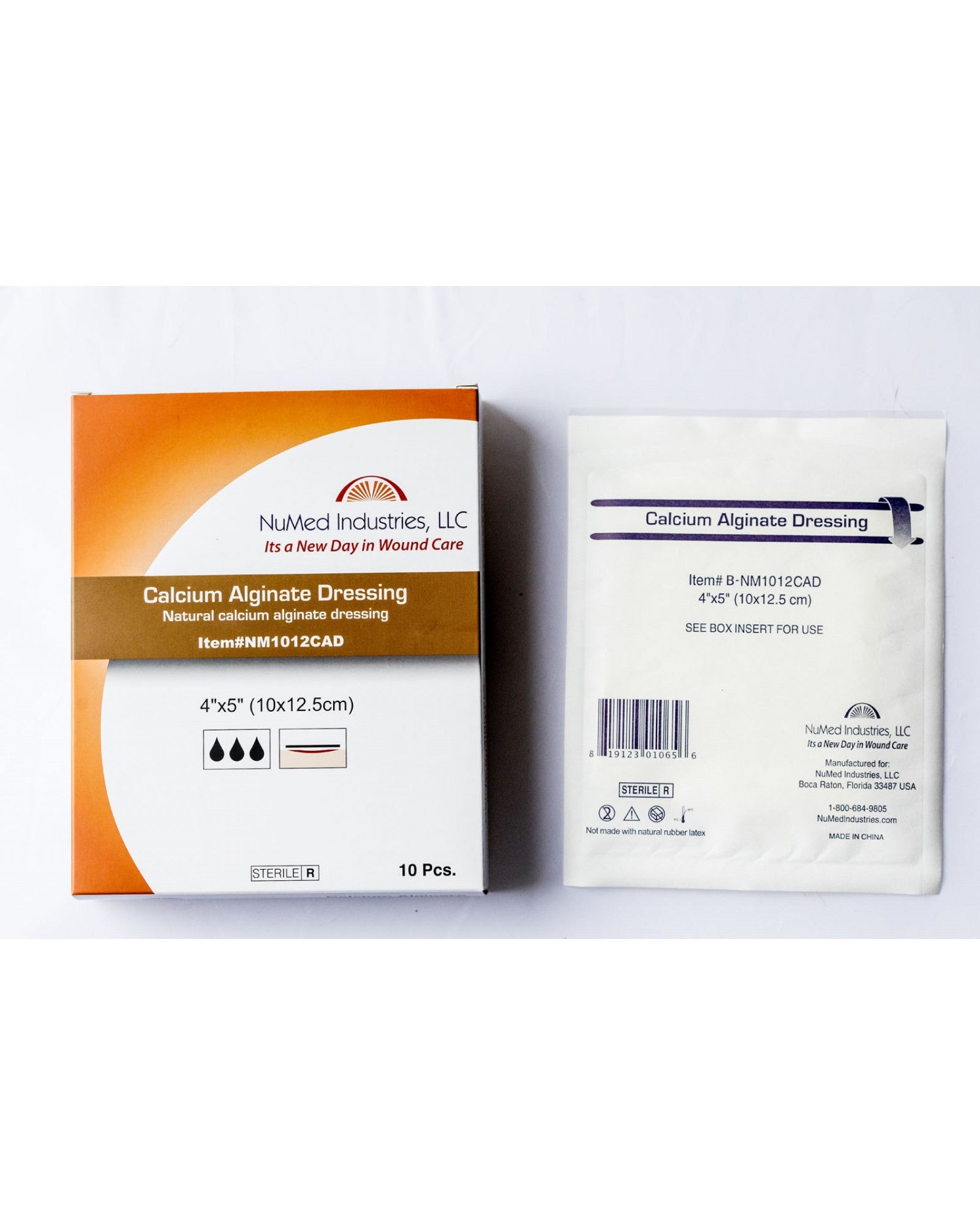 NuMed Calcium Alginate Dressing, 4
