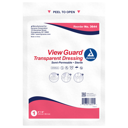 View Guard® Transparent Film Adhesive Dressings, 2 3/8" x 2 3/4", Sterile