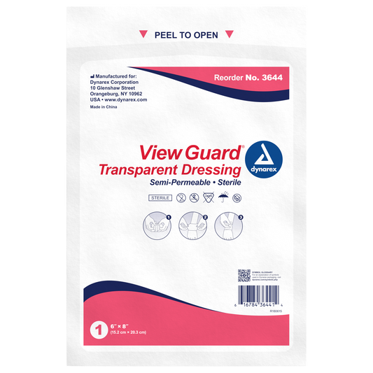 View Guard® Transparent Film Adhesive Dressings, 2 3/8" x 2 3/4", Sterile