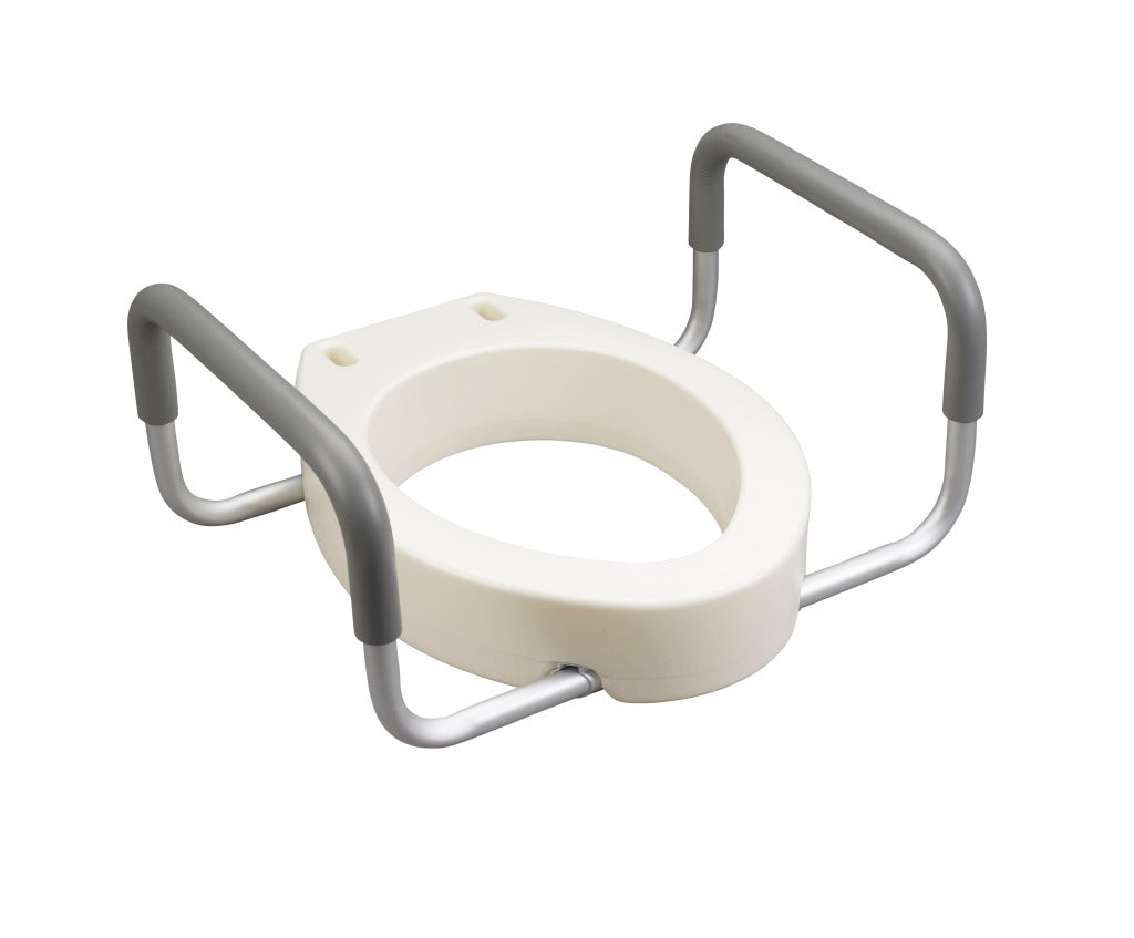 Premium Raised Toilet Seat With Removable Arms, Each