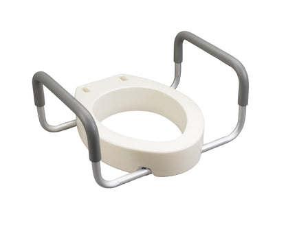 Premium Raised Toilet Seat With Removable Arms, Each