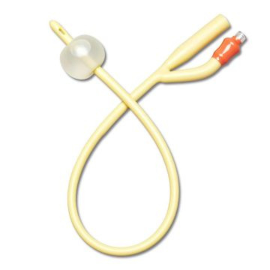 Silicone-Elastomer Coated Latex Foley Catheter with Straight Tip, 2-Way, 26 Fr, 10 mL