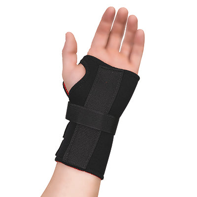 Thermoskin® Carpal Tunnel Brace with Dorsal Stay, Black, M, Right