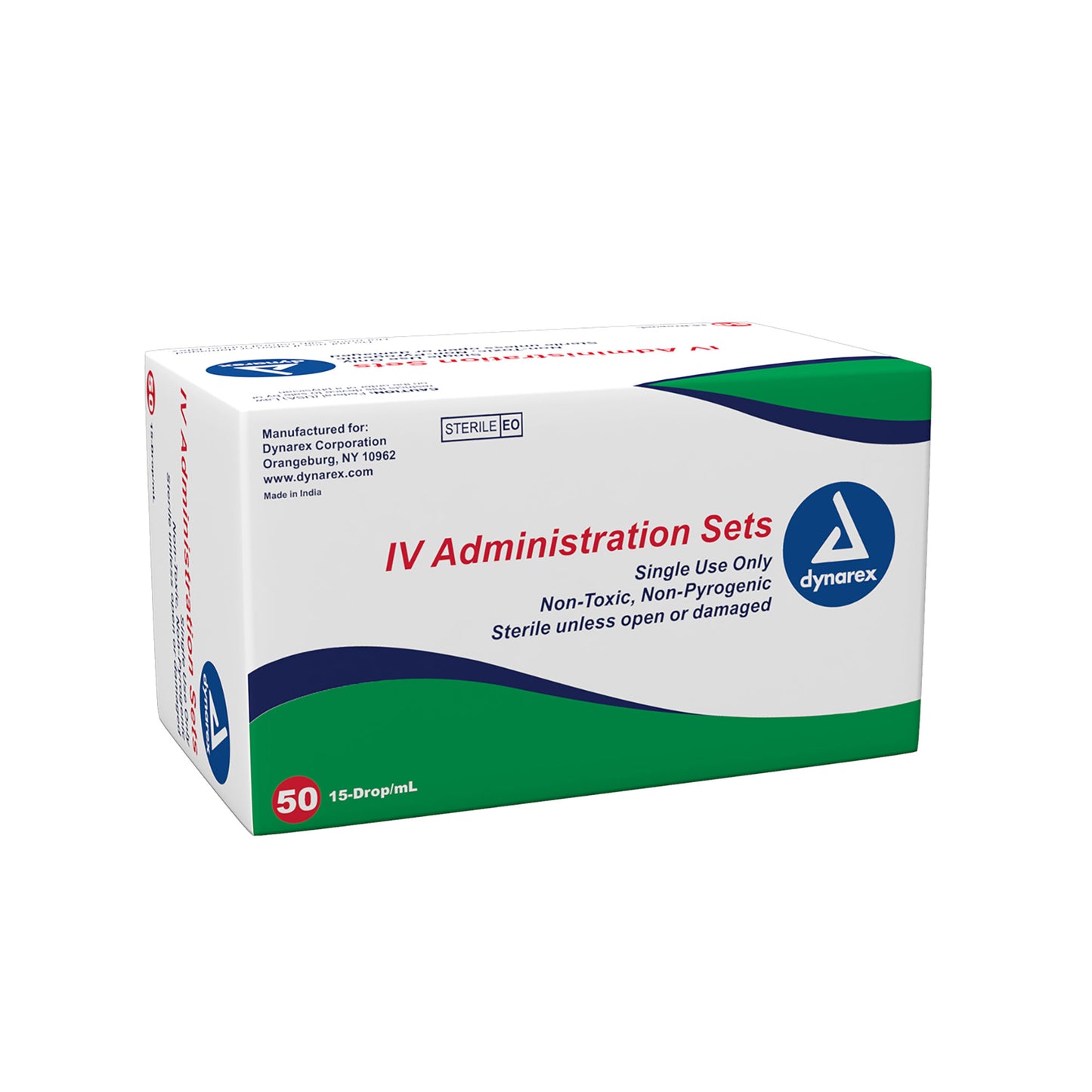 IV Administration Set, 15 drop, 73", 1 Injection Site, 50/bx (Products cannot be sold on Amazon.com or any other 3rd party site)