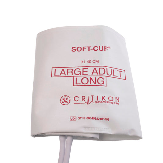 Cuff, Large Adult Long, 2-Tube Dinaclick Connector, Rose