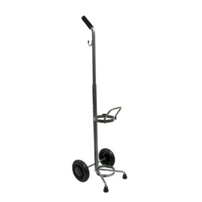Oxygen Tank Cart, Adjustable, Accommodates D or E Size Cylinders