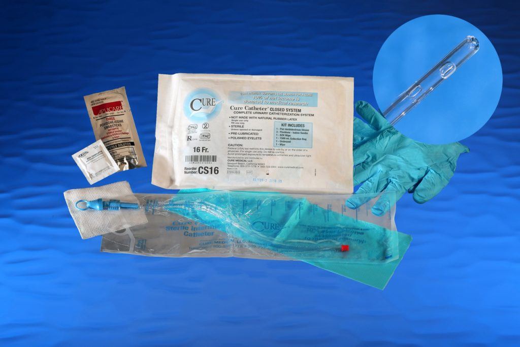 Cure Catheter® Closed System Kit, 16Fr     A4353