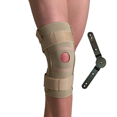 Thermoskin® Hinged Knee Brace ROM (Range of Motion), Beige, SM