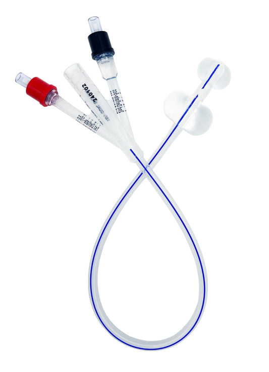 TruCath® Duo 100% Silicone Dual-Balloon Catheter 16 FR
