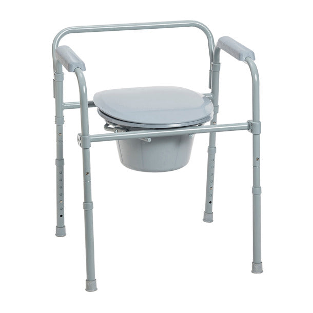 Folding Steel Commode, 4/Case