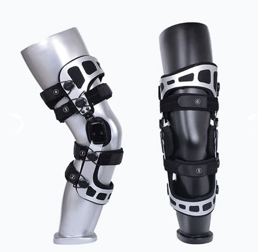 Unite Medical Double Upright Knee Brace, Medium, Right  L1845/L1852