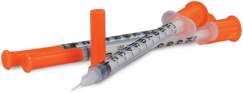 TRUEplus® Insulin Syringe, Single-Use, 0.5 cc, , 28G x ½"