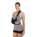 ProCare® Clinic Shoulder Immobilizer Sling, Black, Small, 7" x 13"