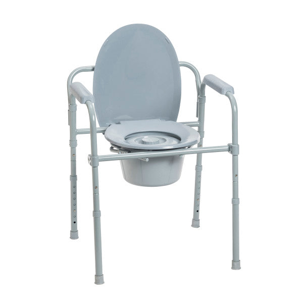 Folding Steel Commode, Each
