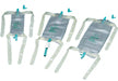 DISPOZ-a-BAG® Leg Bag, Rubber Cap Valve with Latex Straps, 9 oz. (1 Pair)  50/cs