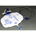 Urinary Drainage Bags, 2000mL, AMSafe® Needle-Free Sampling Port