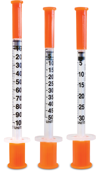 TRUEplus® Insulin Syringe, Single-Use, 0.5 cc, , 28G x ½"