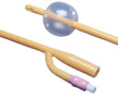 Dover™ 3-Way Silicone Elastomer Coated Latex Foley Catheter, 5 mL, 20Fr
