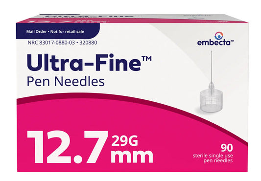 BD™ Ultra-Fine™ Original Pen Needle, 29 G x 12.7 mm (1/2 in)