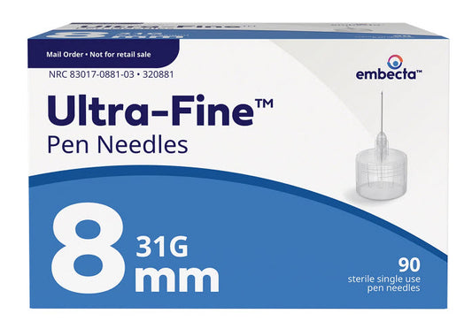 BD™ Ultra-Fine™ Short Pen Needle, 31 G x 8 mm (5/16 in)