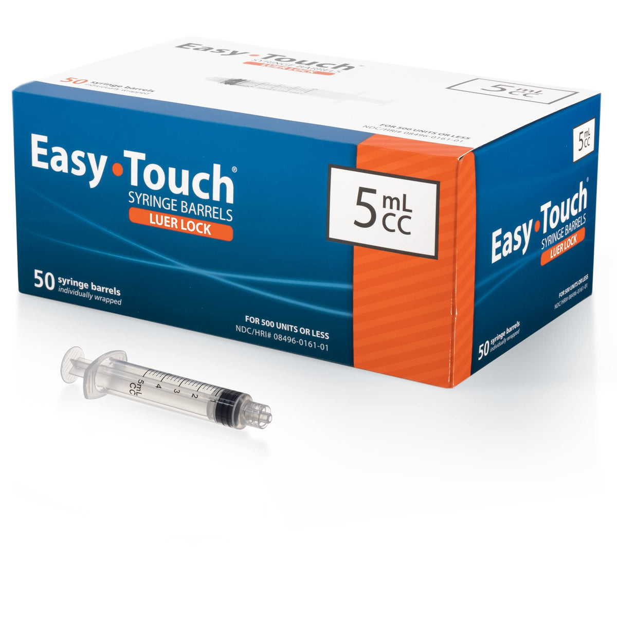 EasyTouch® Syringe Barrel Luer Lock 5mL