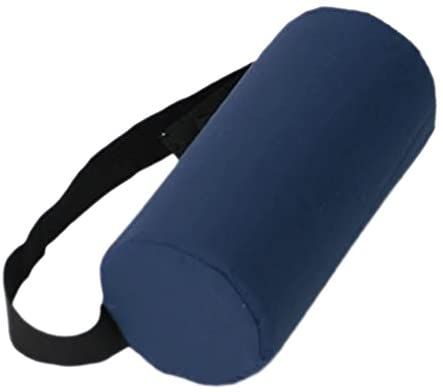 Full Lumbar Pillow Firm, Cotton/Poly Cover, One Size,  Navy   L1030