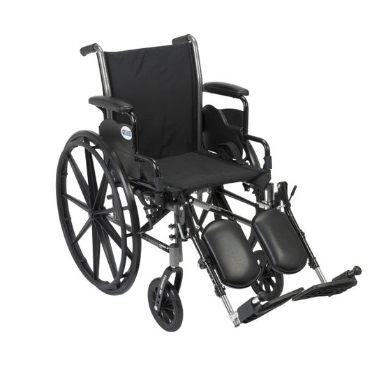 Cruiser III Wheelchair 20" Detachable Desk Arm Elevating Leg Rests, Each