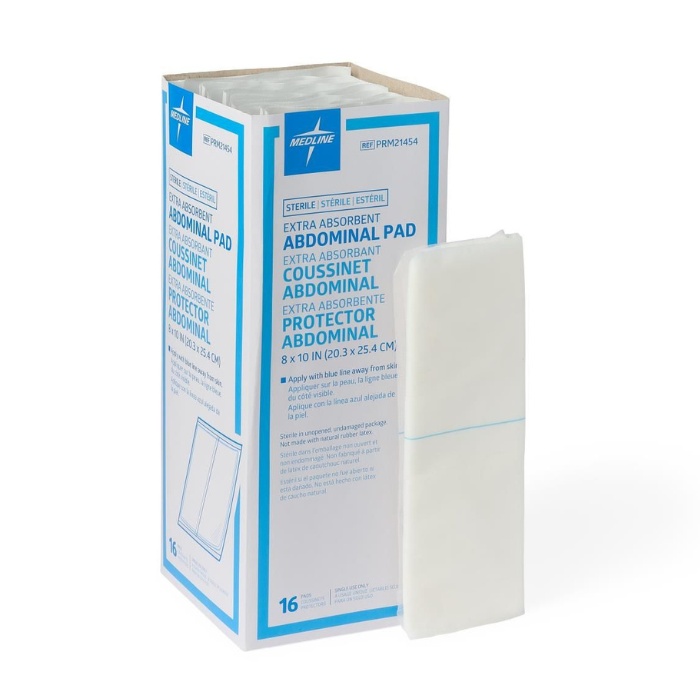 Sterile Abdominal Pads, 8" x 10"