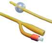 Dover™ Silicone Coated Latex Foley Catheter, 18fr, 30cc, 2-Way
