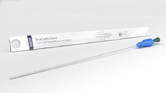 TruCath Oasis™ Ready-to-Use Hydrophilic Intermittent  Cath, 16Fr, 16", TruProtect® Grip
