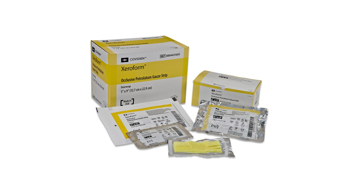 Xeroform Occlusive Petrolatum Gauze Patch, 2" x 2" DDP Medical Xeroform Occlusive Petrolatum Gauze Patch, 2" x 2" DDP Medical