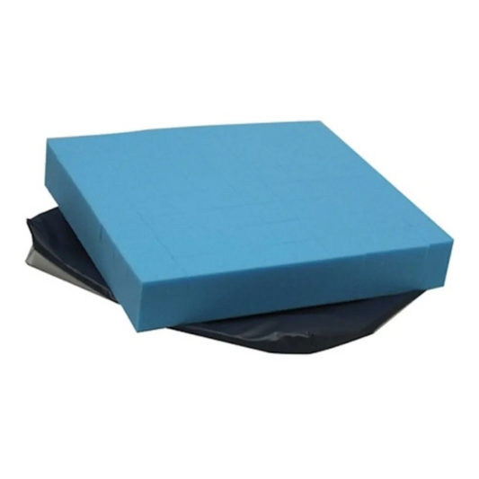 Cross-cut Cushion with Anti-Slip Cover, 18”W x16”L