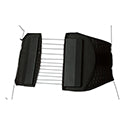 Cybertech Spine Brace, Corset, Large, 35"-40", Black    L0976