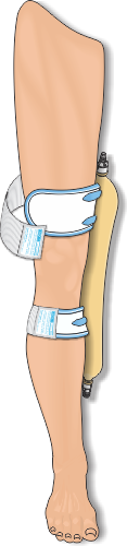 Urocare® Fabric Upper Leg Bag Strap, Large 12-21" Diameter
