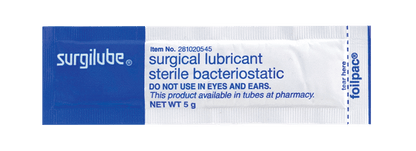 HR® Surgilube® Surgical Lubricant, 5g Foilpac®