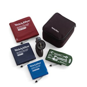 Welch Allyn Family Practice Blood Pressure Kit & Case, Includes Child Print Cuff, Adult & Large Adult, Latex Free