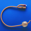 RÜsch®  pureGOLD Coude 2-way PTFE Coated, 5cc, 16" 20Fr, Coated Latex, Sterile