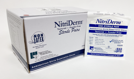 Innovative Nitriderm® Sterile Nitrile Exam Glove, Medium