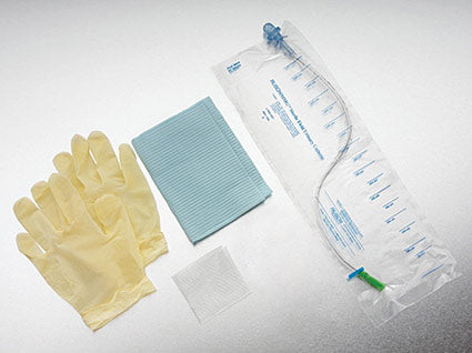 RUSCH/MMG™ Intermittent Coude Catheter Kit, 14Fr, Non-Latex, Sterile